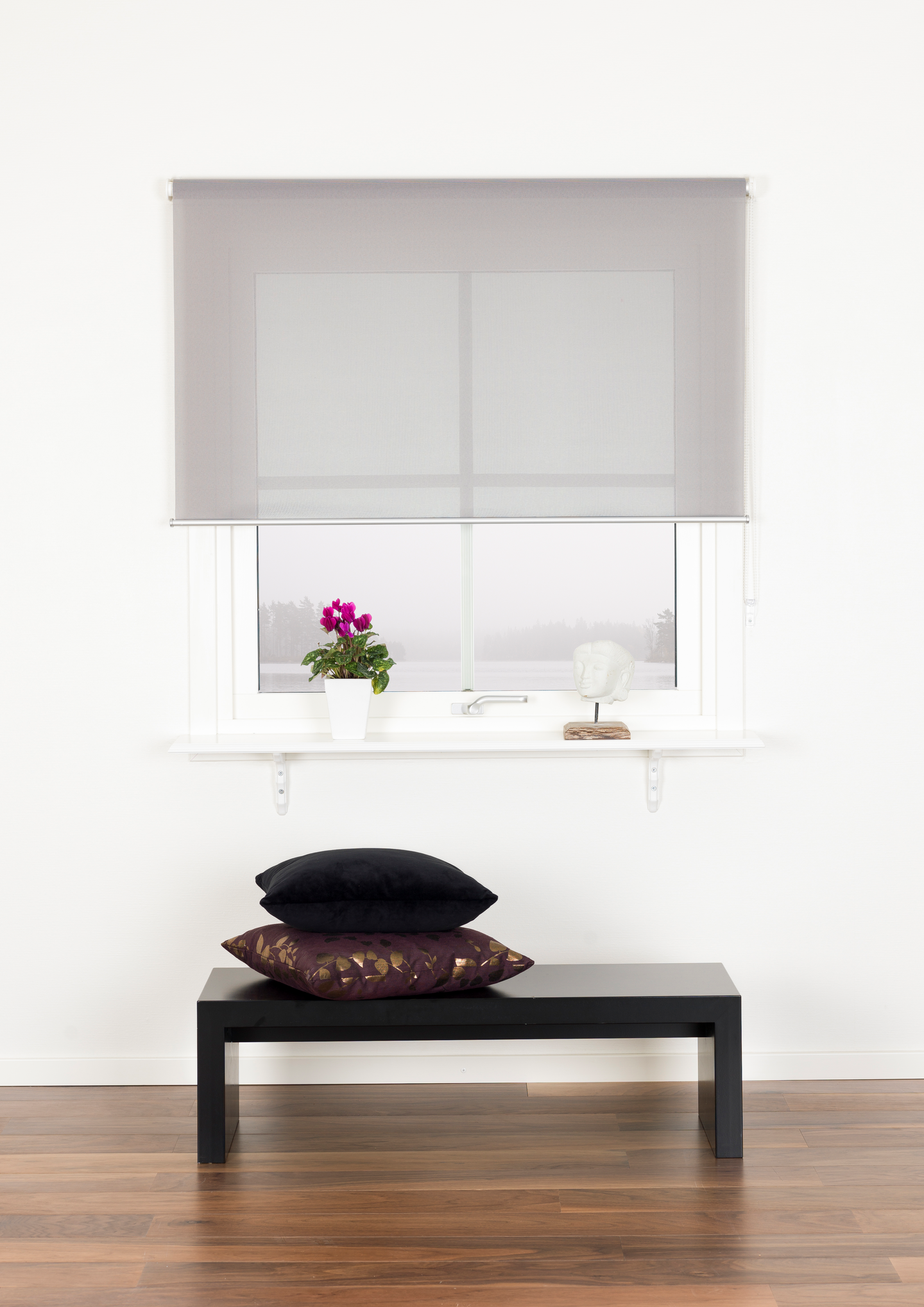 Parvekerullakaihdin Kirsch 120x185cm harmaa