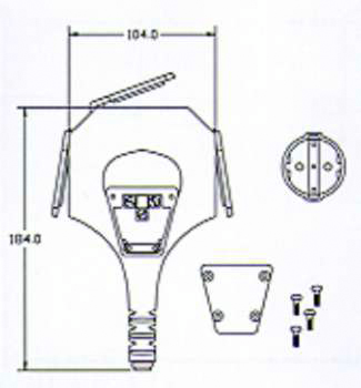 Jatkopistorasia 3-osainen Pro oranssi