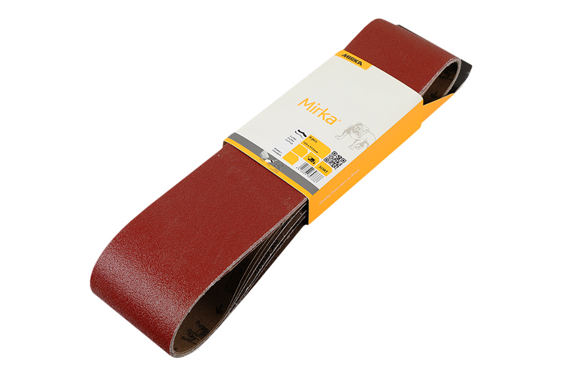 Hiomanauha Mirka punainen 100x915mm lajitelma 6kpl