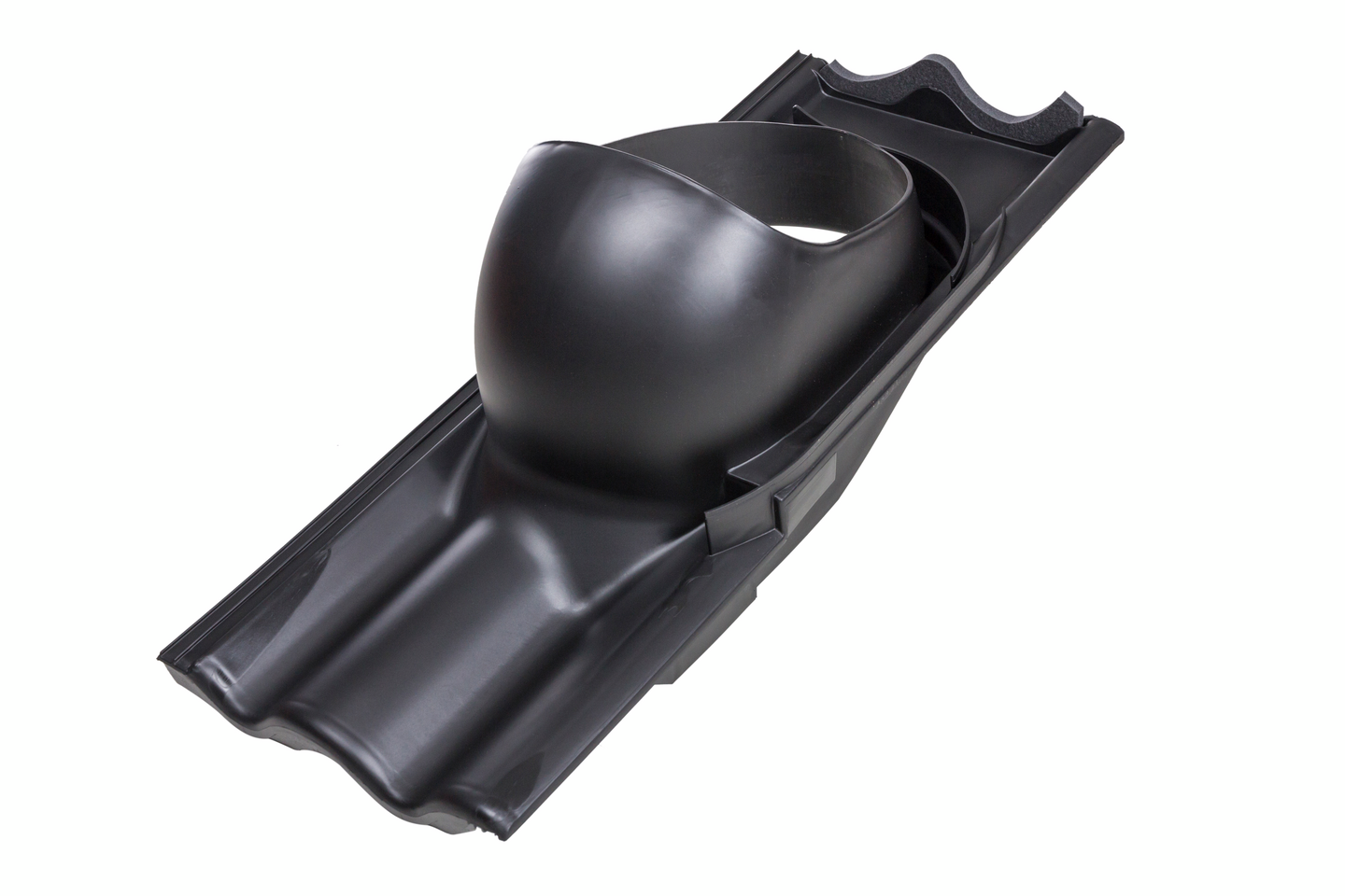 Kattoläpivientilevy VILPE XL-Tiili musta