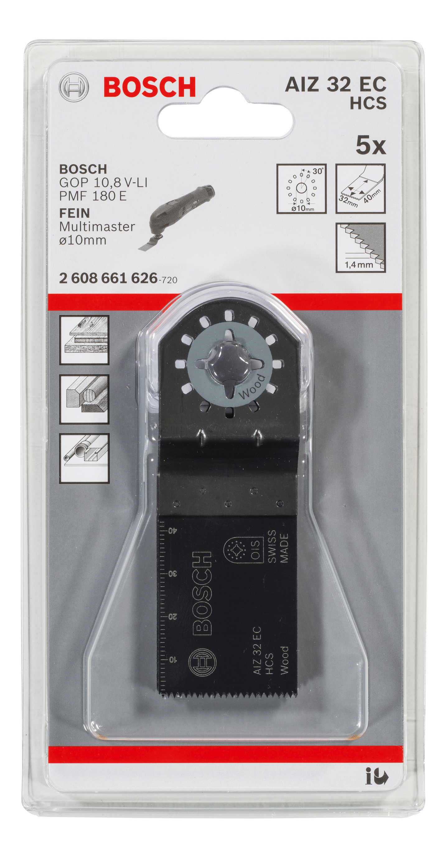 Sahanterä Bosch AIZ 32 EPC puu 5kpl