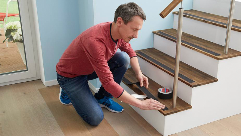 Liukuestoteippi Tesa Anti-slip 25mmx5m läpinäkyvä