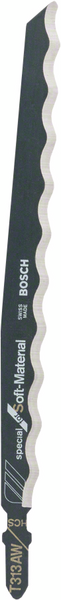 Pistosahanterä Bosch T 313 AW Special for Soft Material 3kpl