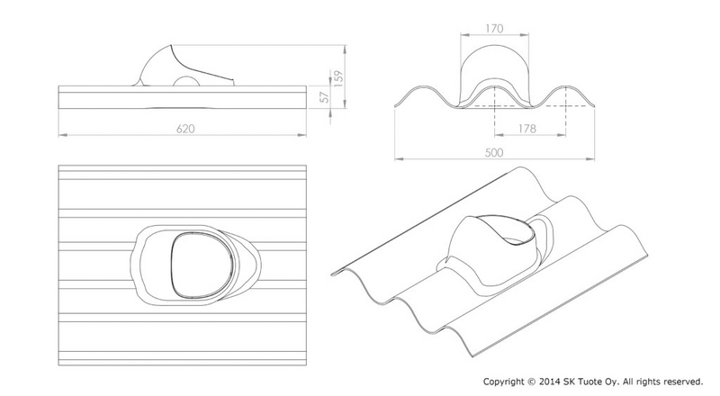 Juurilevy VILPE Vartti 177/57 musta