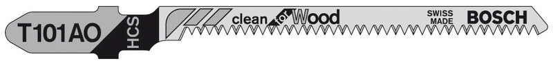 Pistosahanterä Bosch T 101 AO 3kpl puu