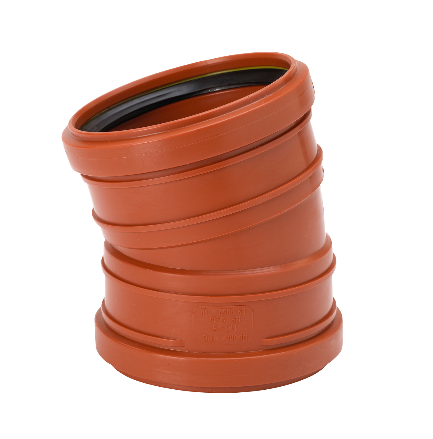 HT-muhvikulma 160x15 polypropeeni maaviemäri