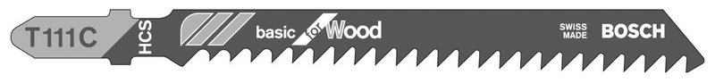 Pistosahanterä Bosch T 111 C 3kpl puu