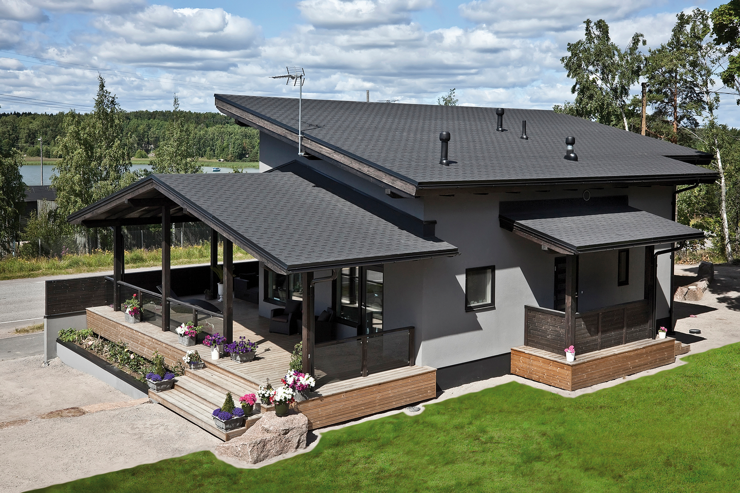 Kattolaatta Kerabit L+ 3m²/pkt