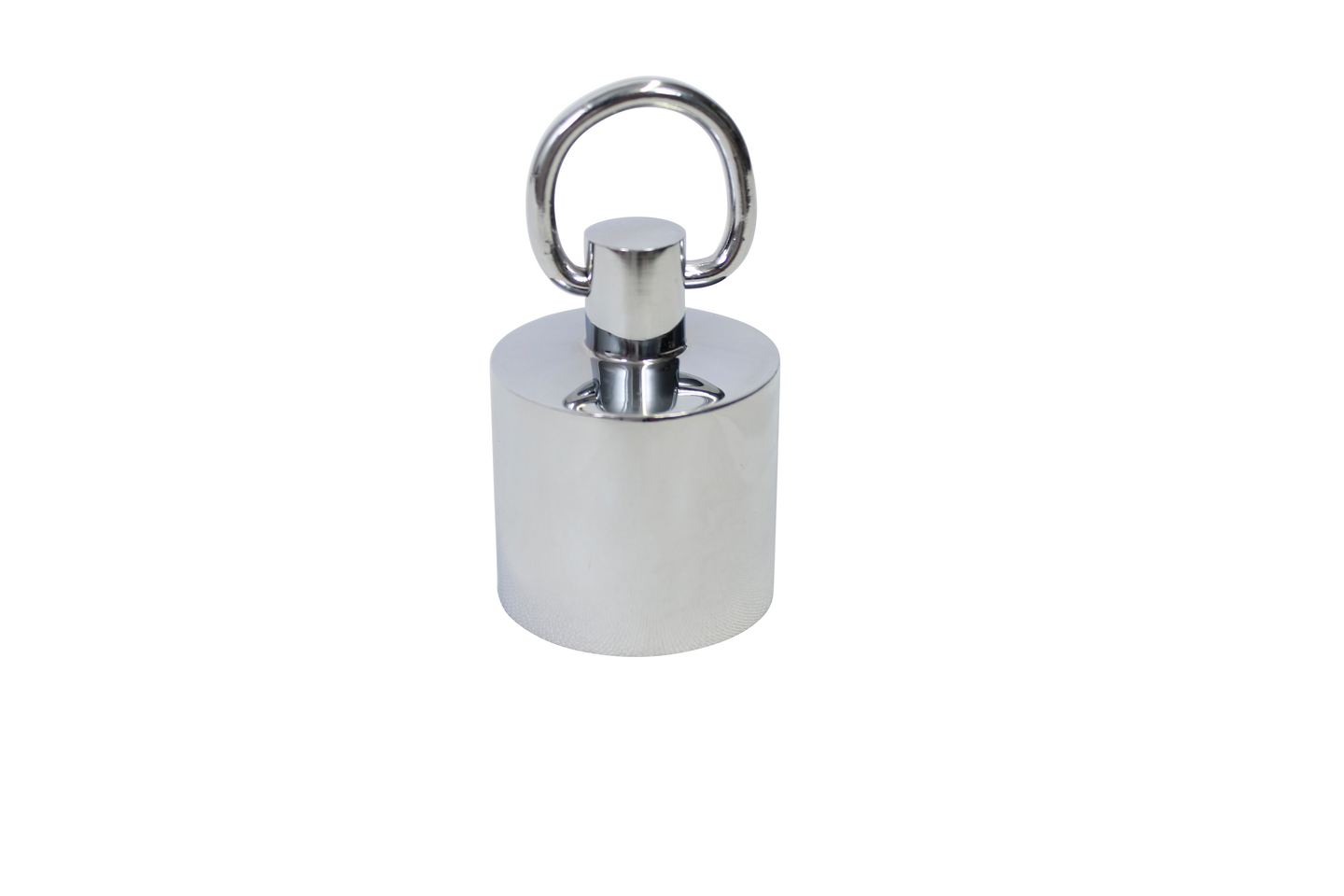 ÄNDPLUGGEN PIIPPO MED RING KROM 36MM