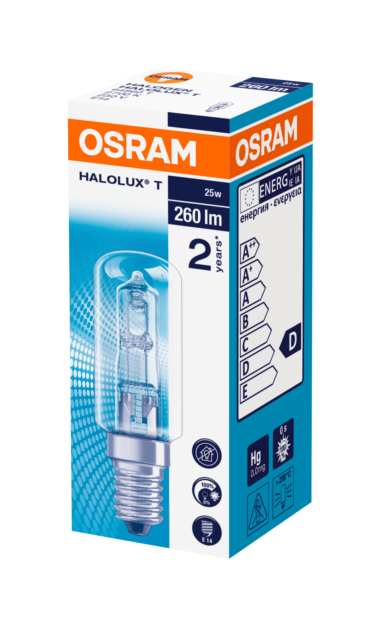 Halogeenilamppu Osram Halolux T 25W E14