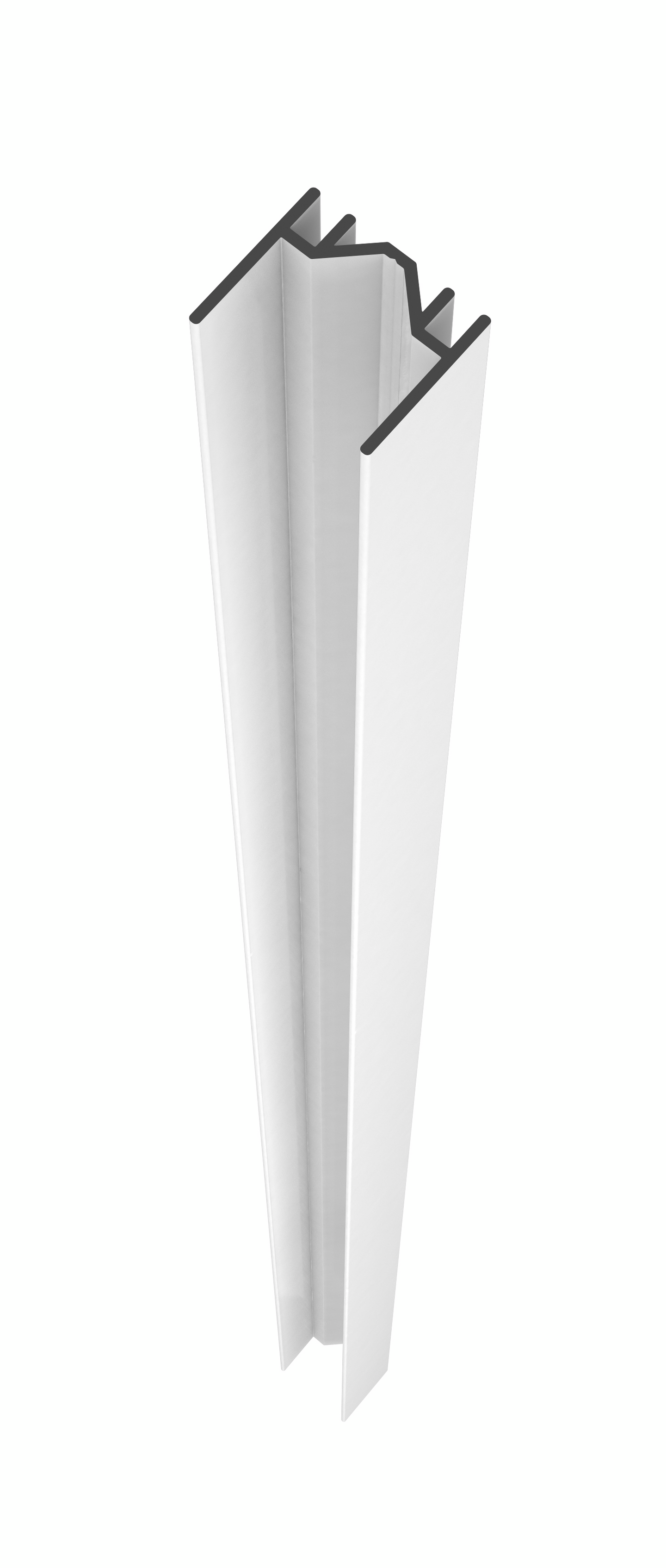 Seinäprofiili Cello Smart u-lista 198 metallia valkoinen