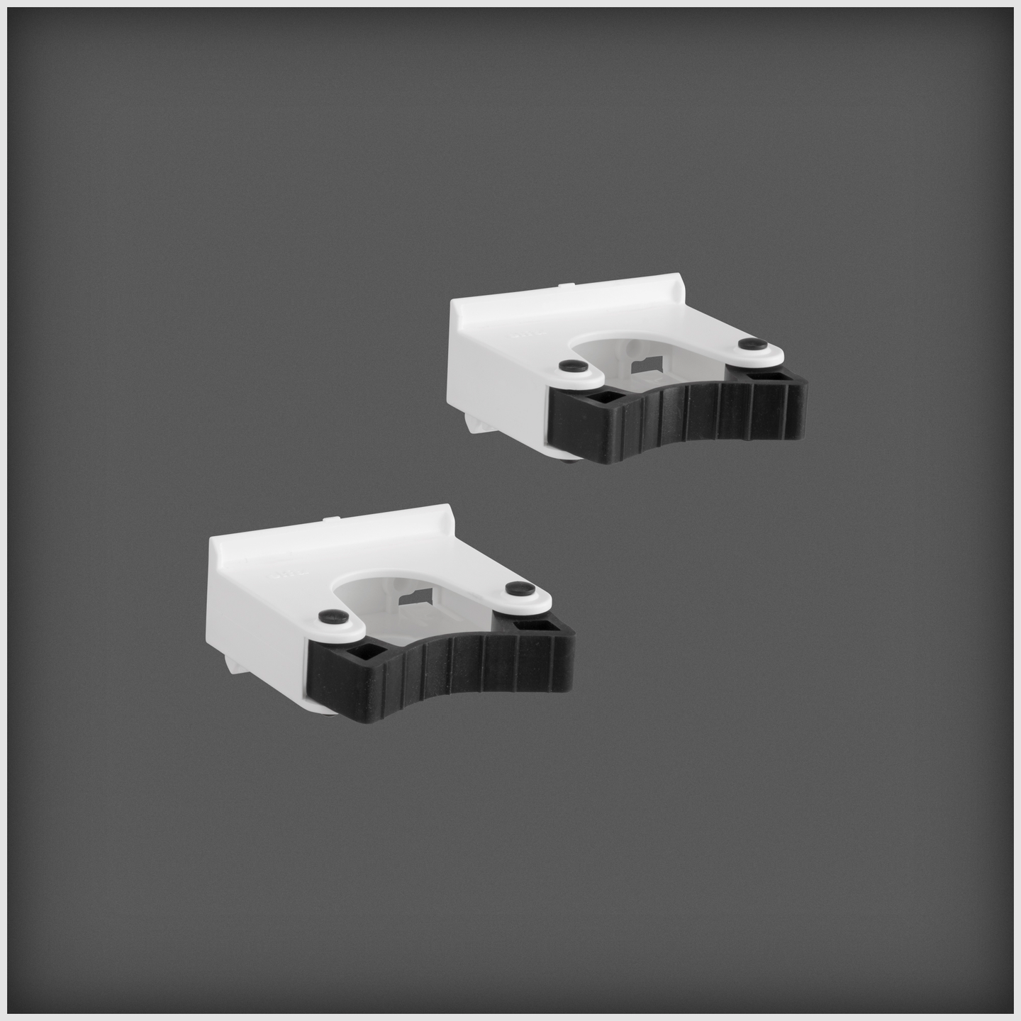 Siivousvälinepidin Elfa 20-30mm valkoinen 2kpl 477610