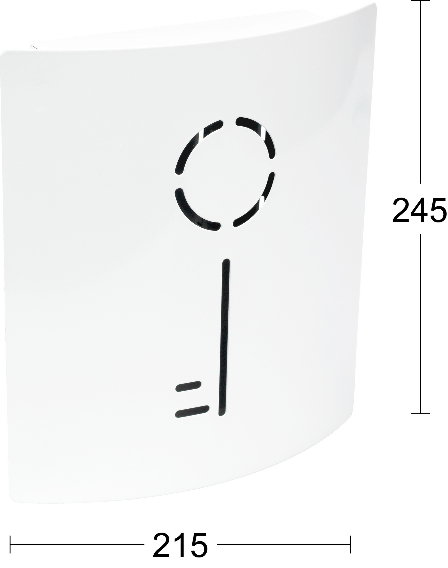 NYCKELSKÅP KEY VIT 215X245X60MM