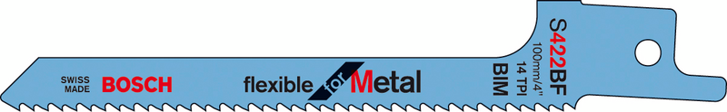 Puukkosahanterä Bosch S 422 BF 5kpl metalli
