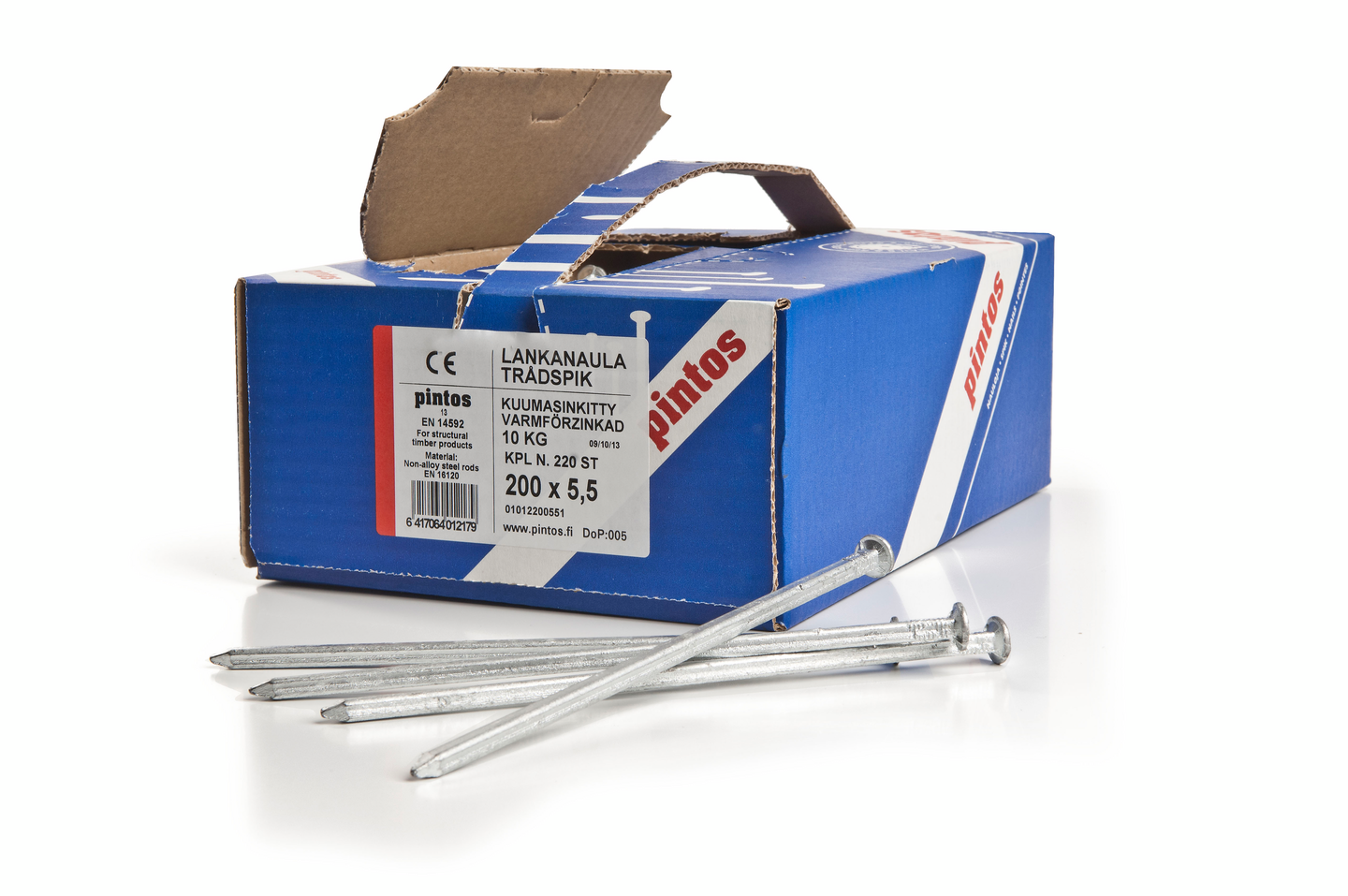 Lankanaula Pintos kuumasinkitty 200x55 10kg