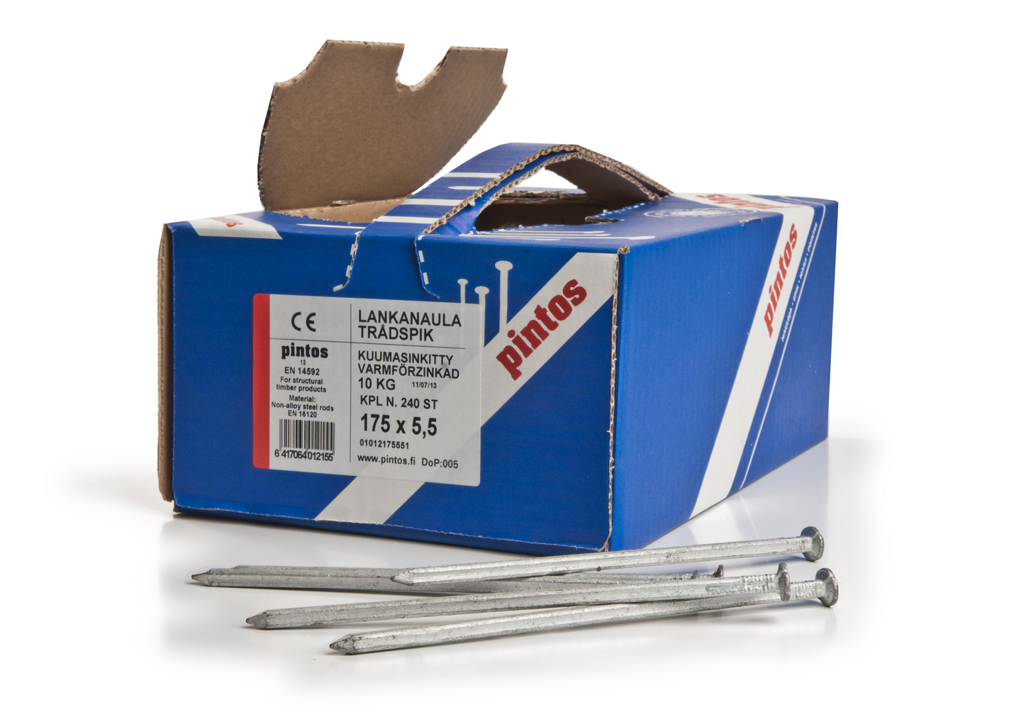 Lankanaula Pintos kuumasinkitty 175x55 10kg