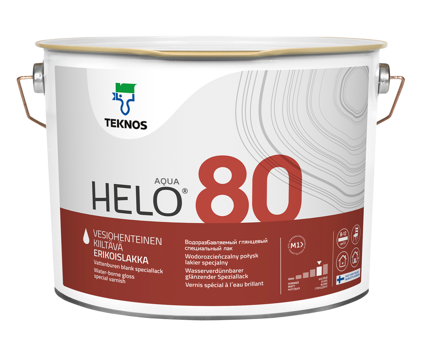 Helo Aqua 80 Erikoislakka 9l kiiltävä sävytettävissä