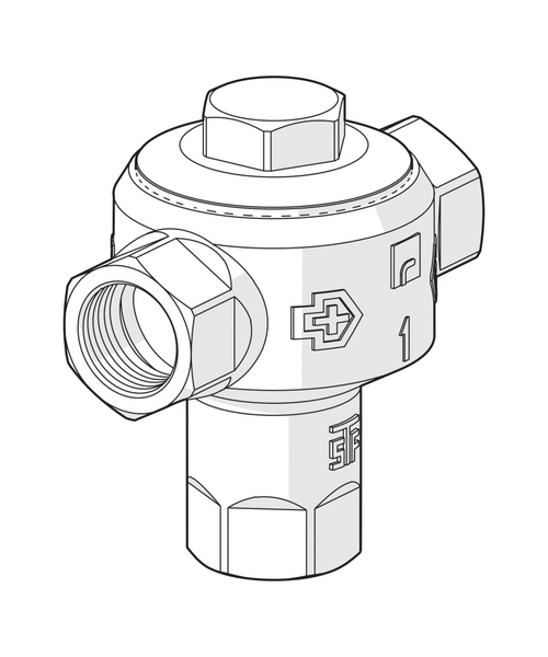 Sekoitusventtiili Oras dn25 17° 421125
