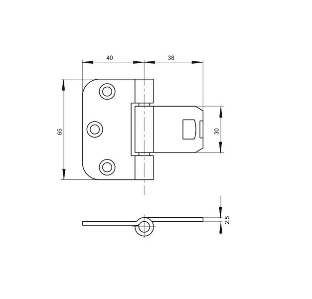 Väliovensarana PROF 601 säädettävä valkoinen
