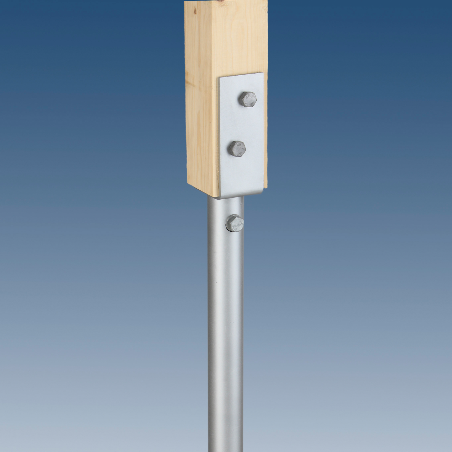 Ruuvipaalun U-kenkä 100mm pystypilarille