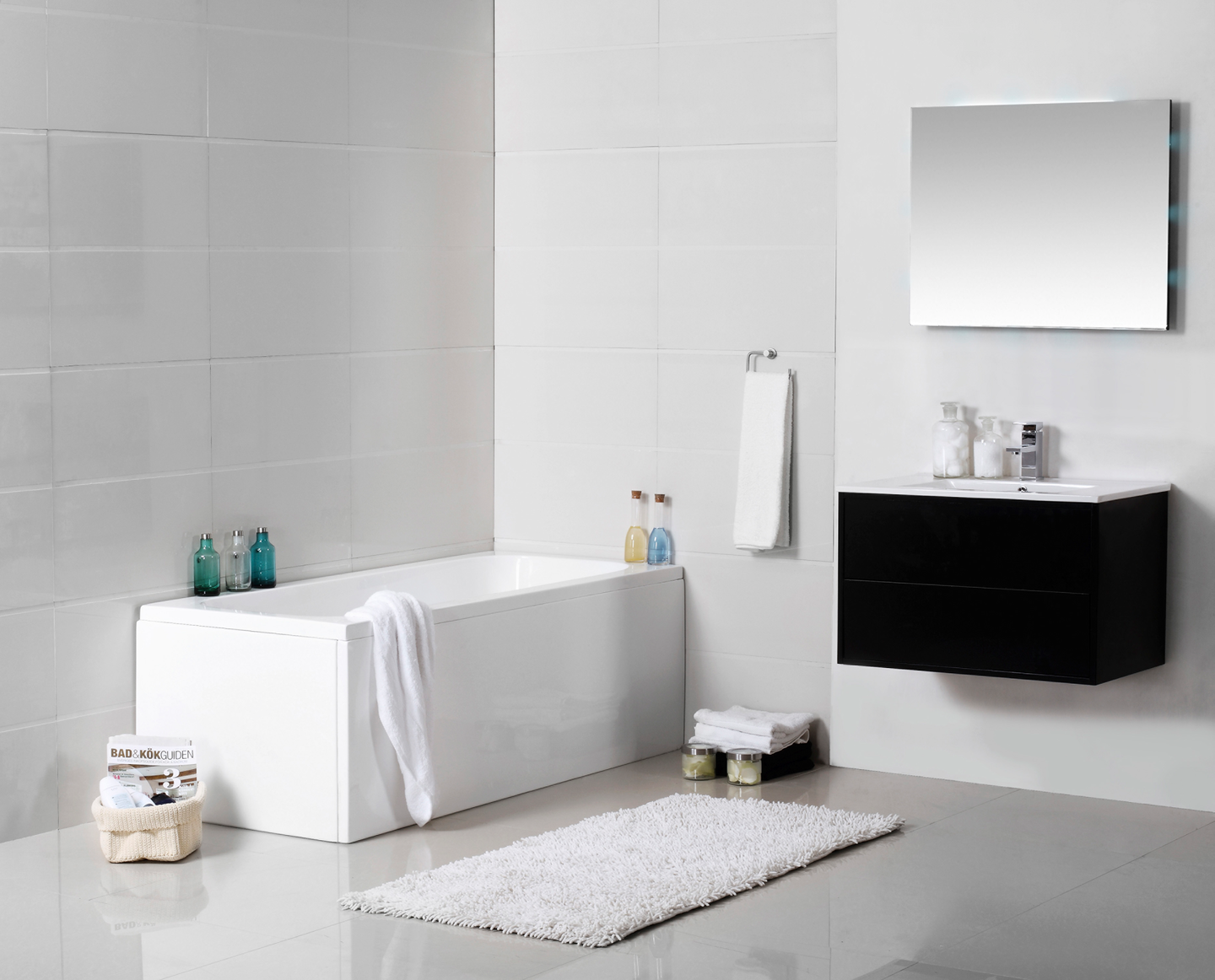 BADKAR NORO SINGLE INKL AVLOPPSSATS