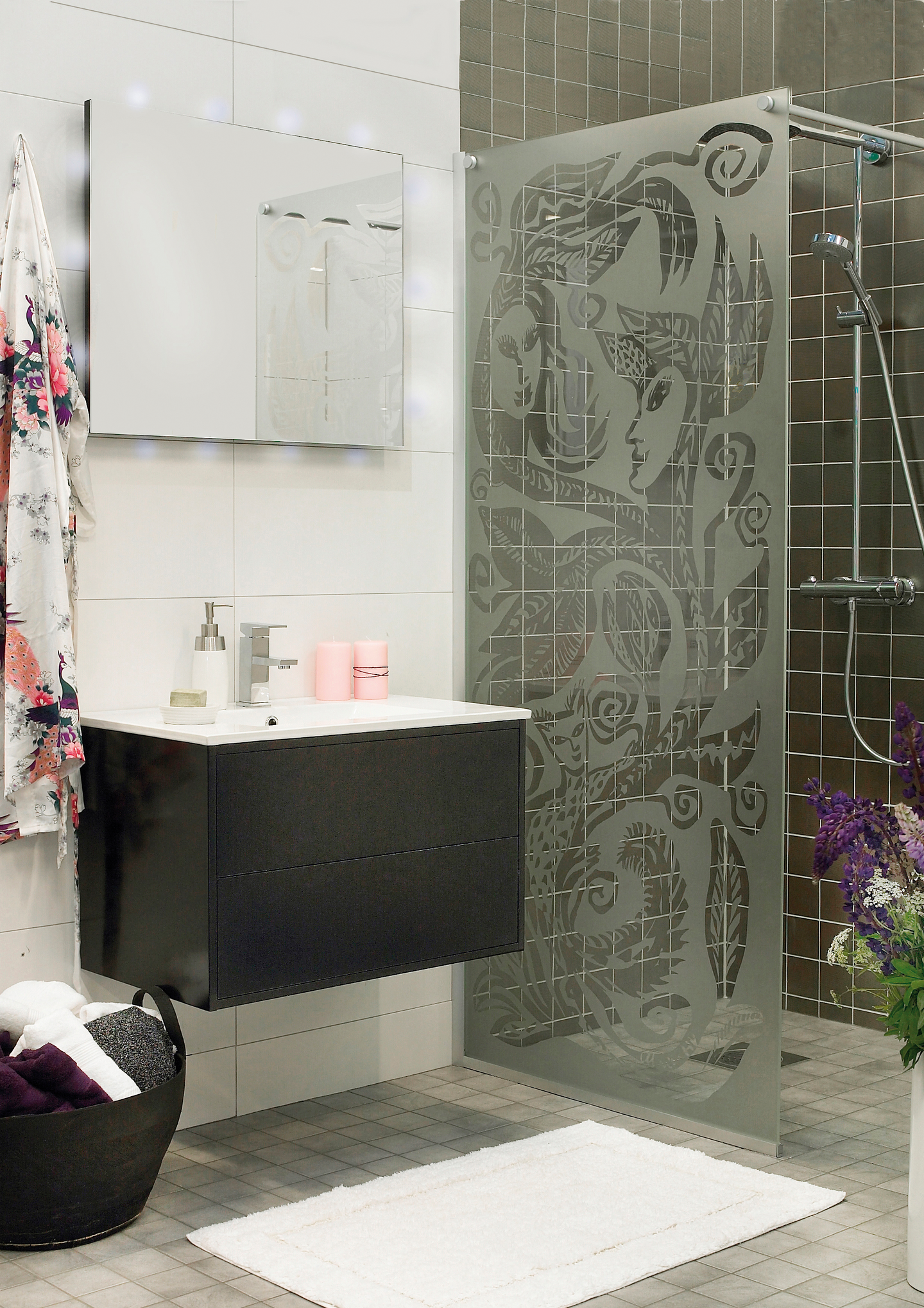 DUSCHVÄGG NORO FROST DV 90SMP