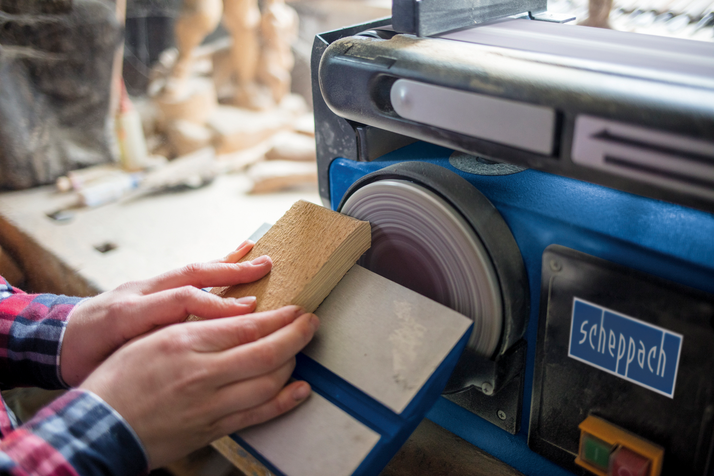 Nauha-/laikkahiomakone Scheppach BTS800