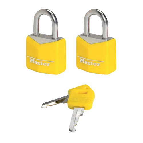 Riippulukko Masterlock värikäs 20mm 2kpl