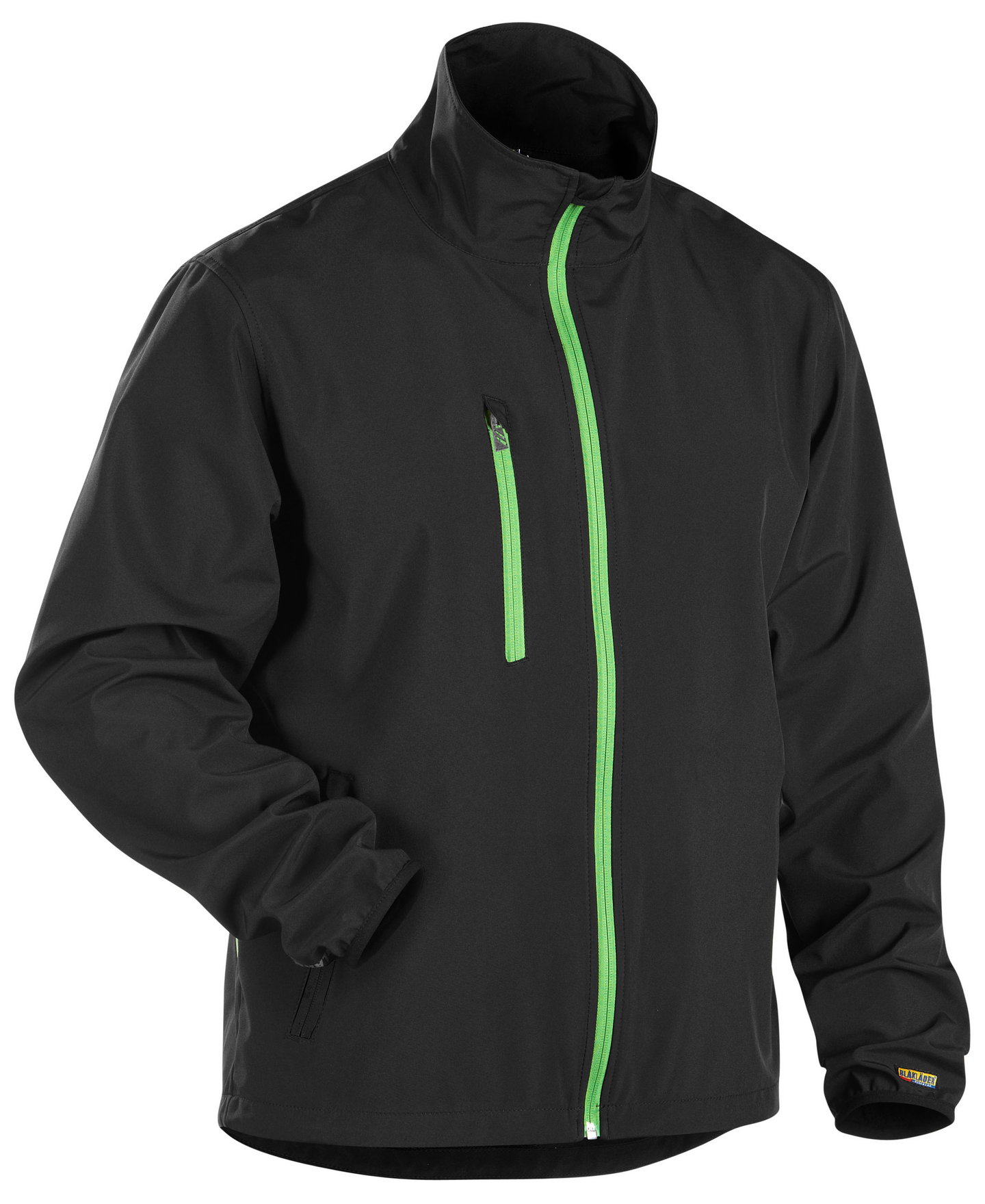 Softshell-takki Blåkläder kevyt 495225189944 musta-vihreä