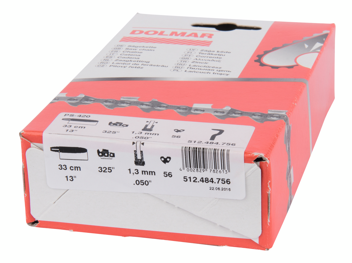 Teräketju Dolmar 13in .325 1,3mm -56