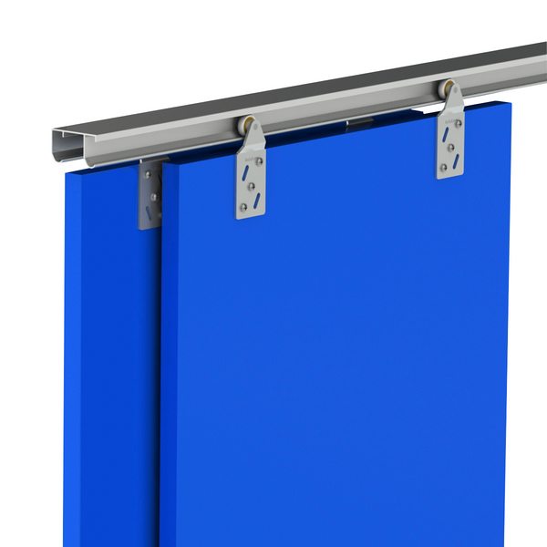 Liukuovikiskosetti Helaform kahdelle kalusteovelle 465/1800mm