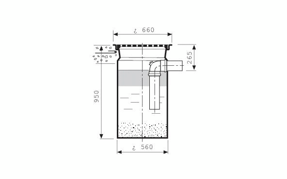 Öljyn- ja hiekanerotin Uponor A/02