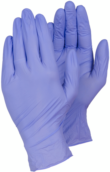 Kertakäyttökäsineet TEGERA 843 nitriili liila 100kpl