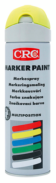 Merkkausvärispray CRC keltainen 500ml