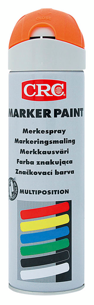 Merkkausvärispray CRC oranssi 500ml