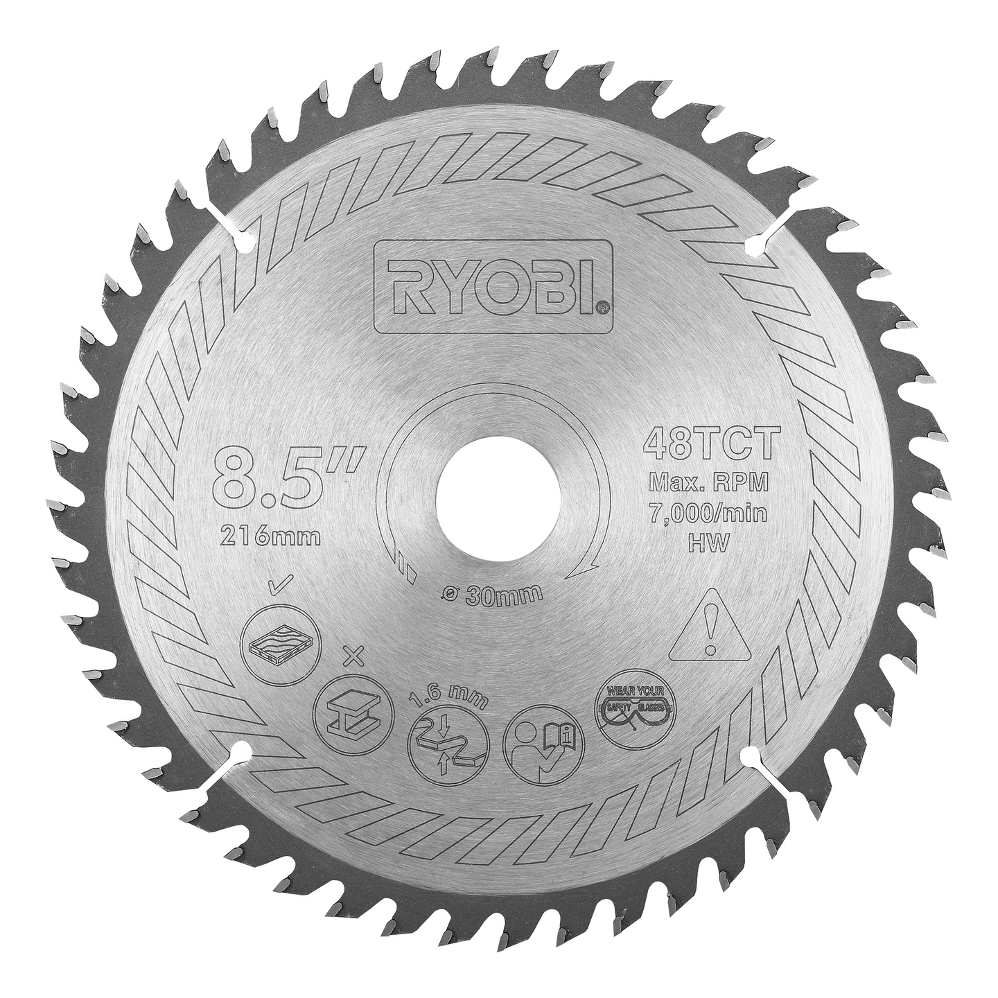 Katkaisu-/jiirisahanterä Ryobi SB216T48A1 216x30mm 48T