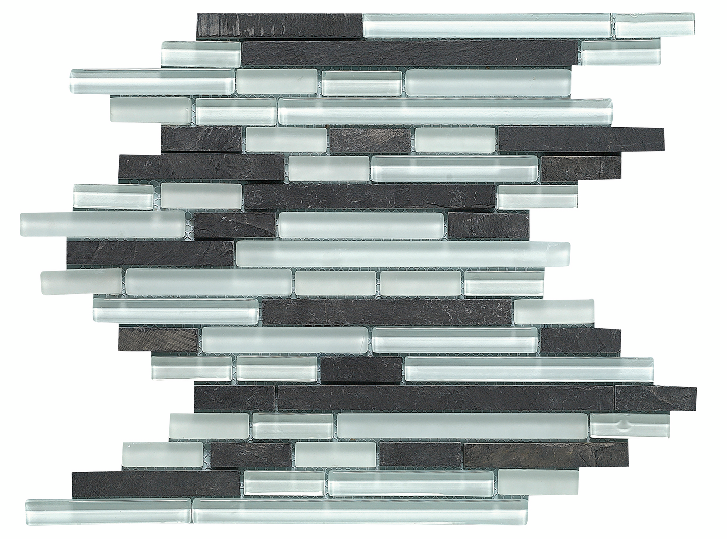 Mosaiikki Cebreiro 30x30 musta-valkoinen