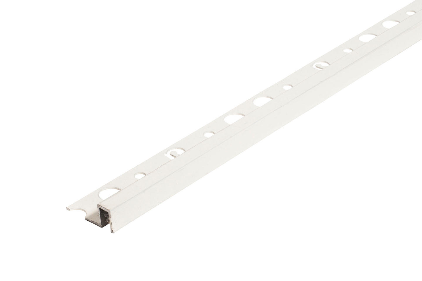 Laattalista 12,5mm 2,7m alumiini 6561 White