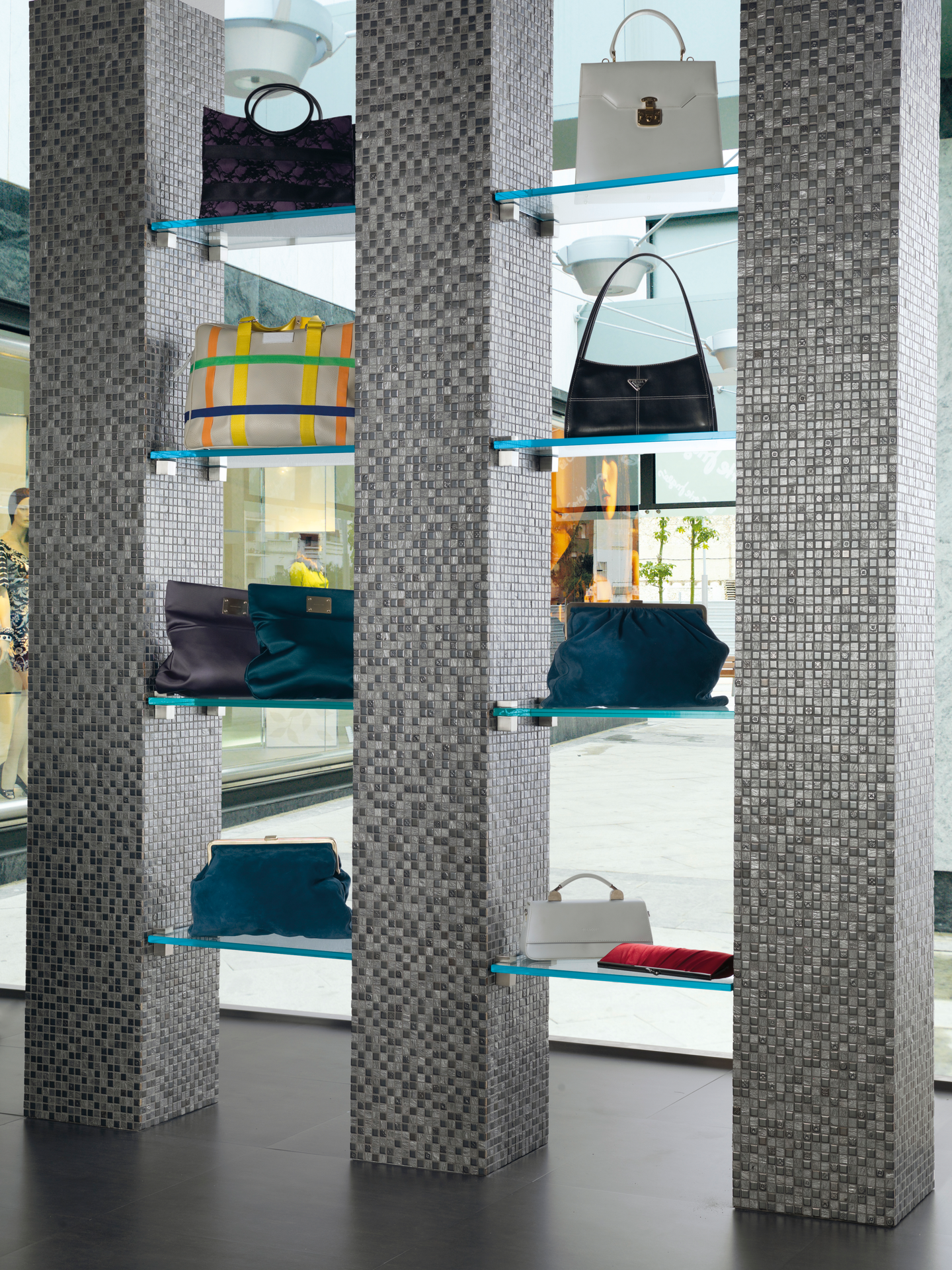 Mosaiikki Zoe 30x30 grafiitti