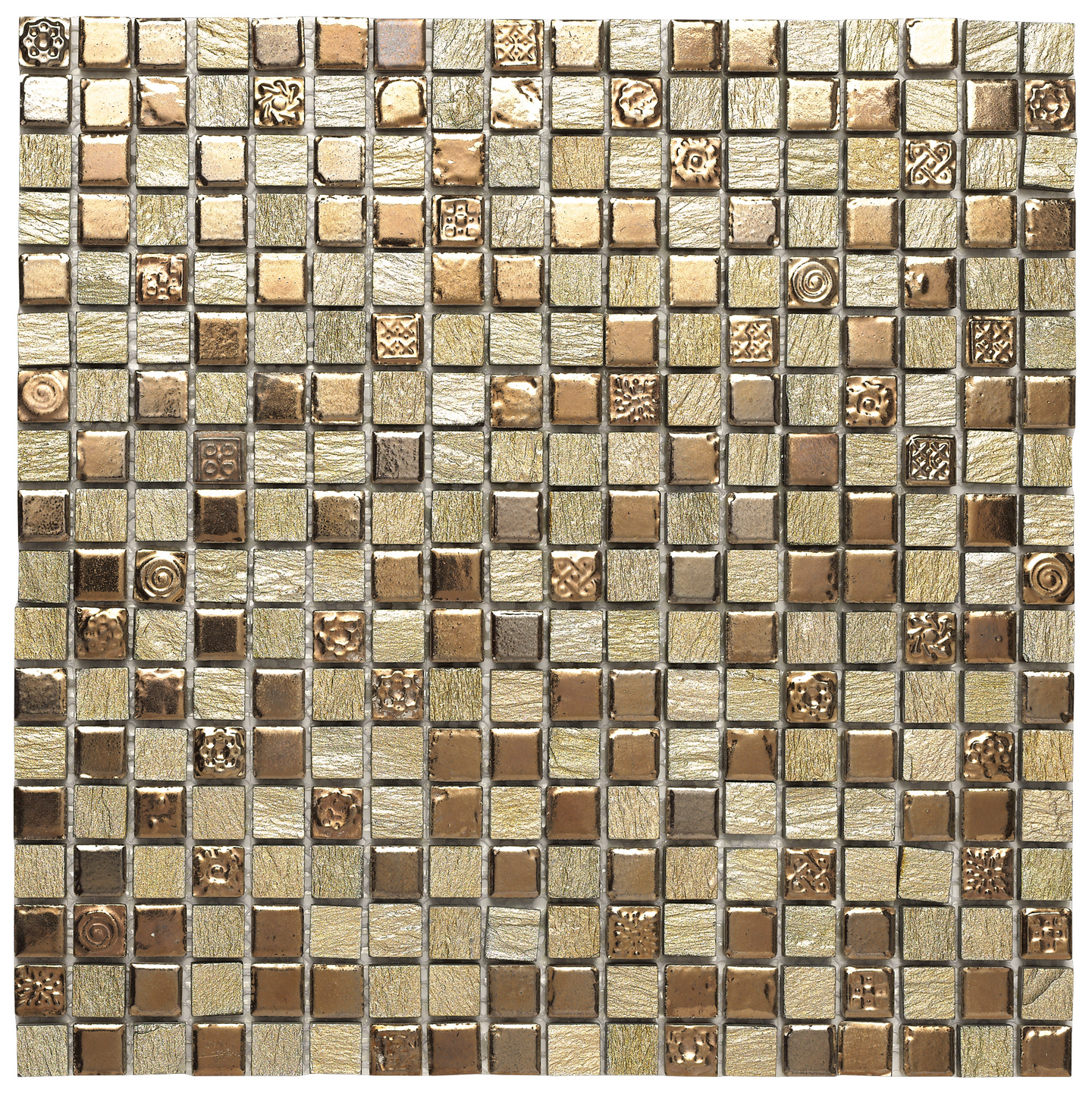 Mosaiikki Thea 30x30 kulta