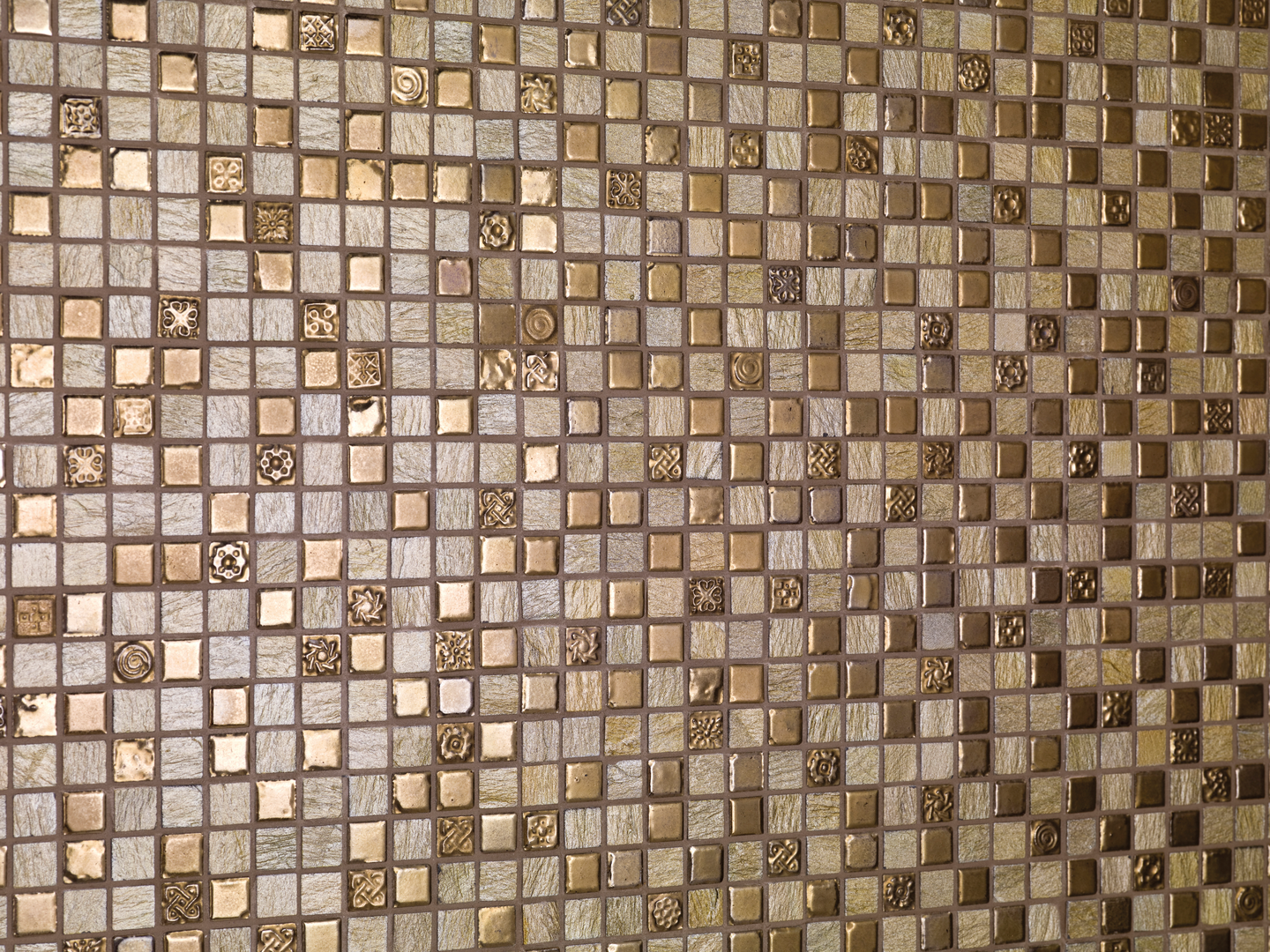 Mosaiikki Thea 30x30 kulta