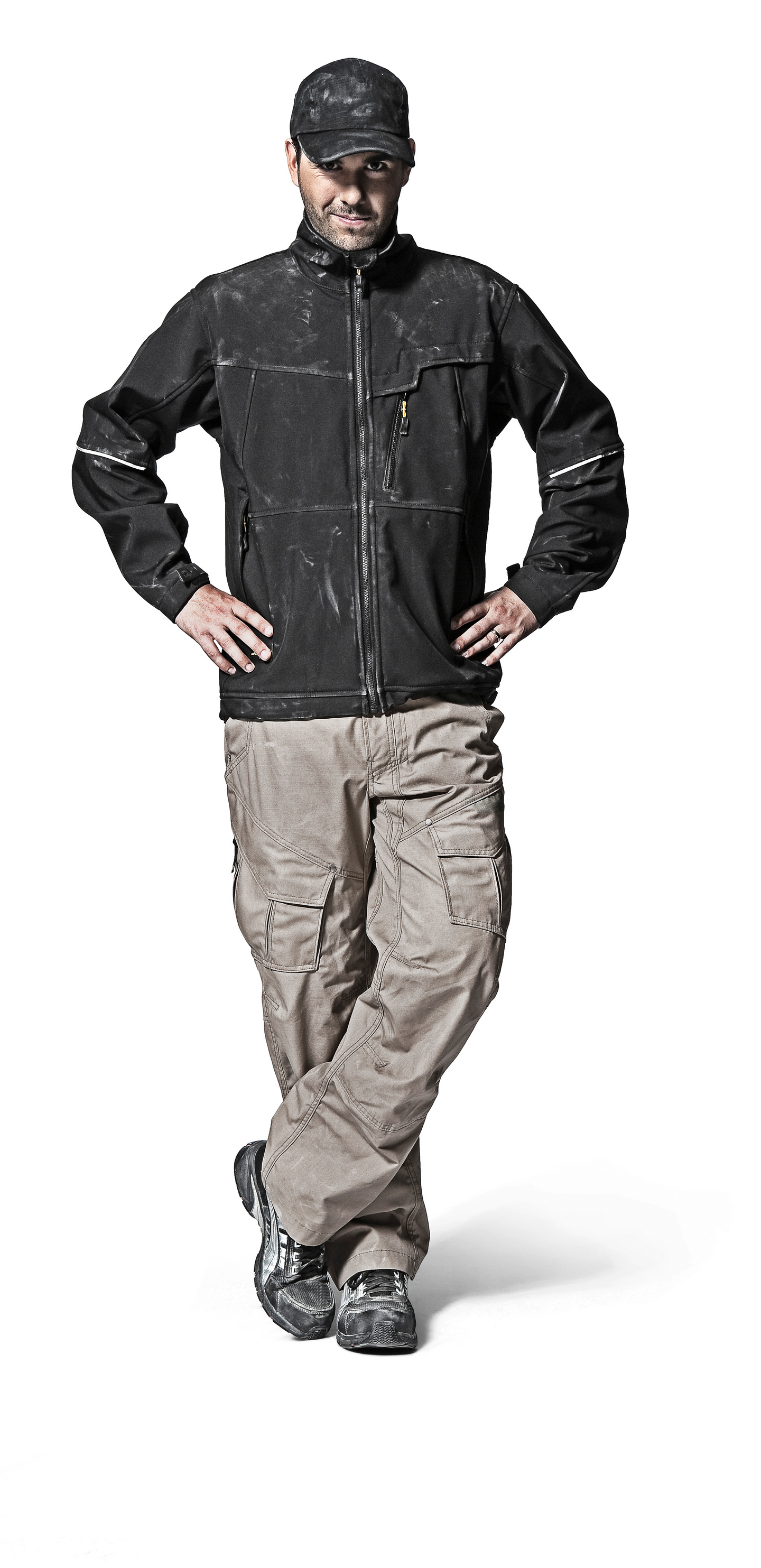 Softshelltakki Snickers 1212 musta