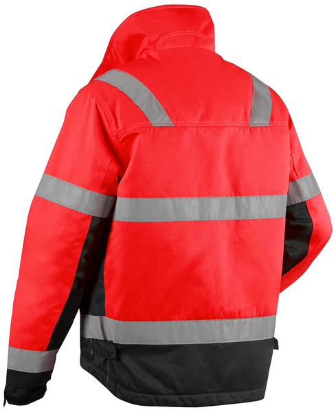 Talvitakki Blåkläder Hi-Vis 486218115599 punainen-musta