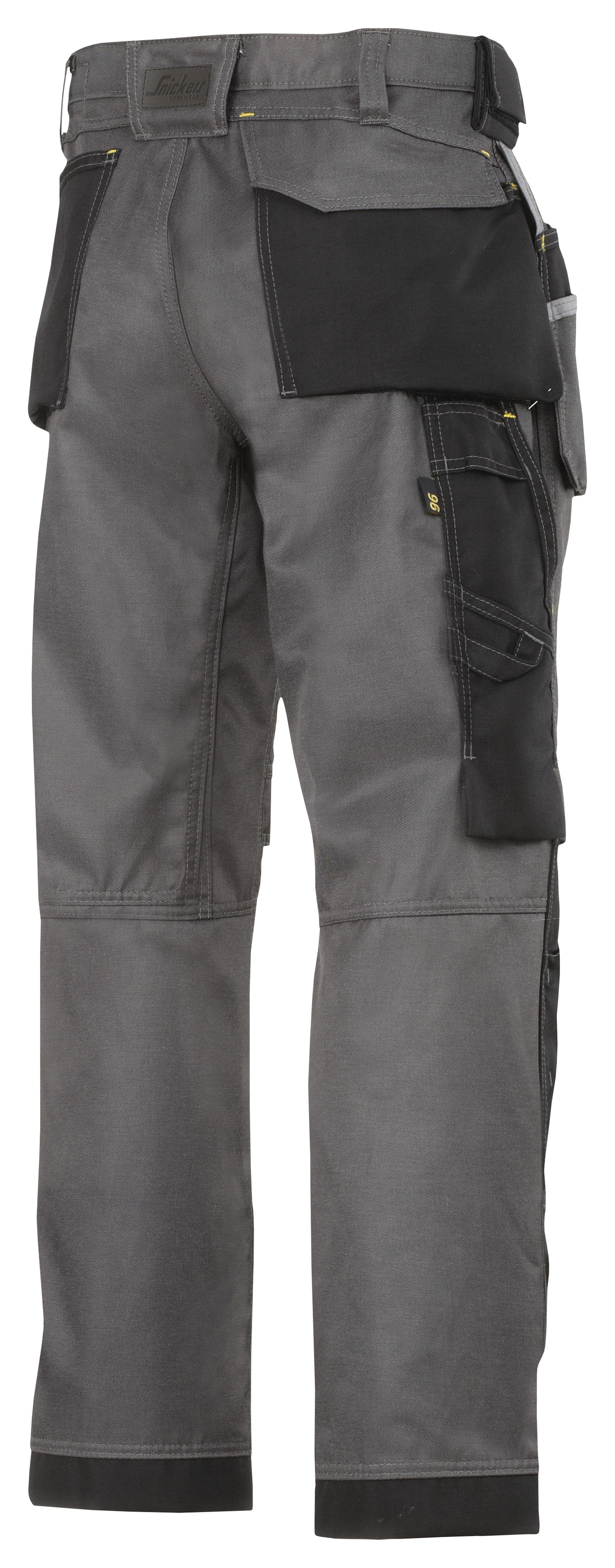Työhousut Snickers 3212-7404 DuraTwill riipputaskut harmaa/musta