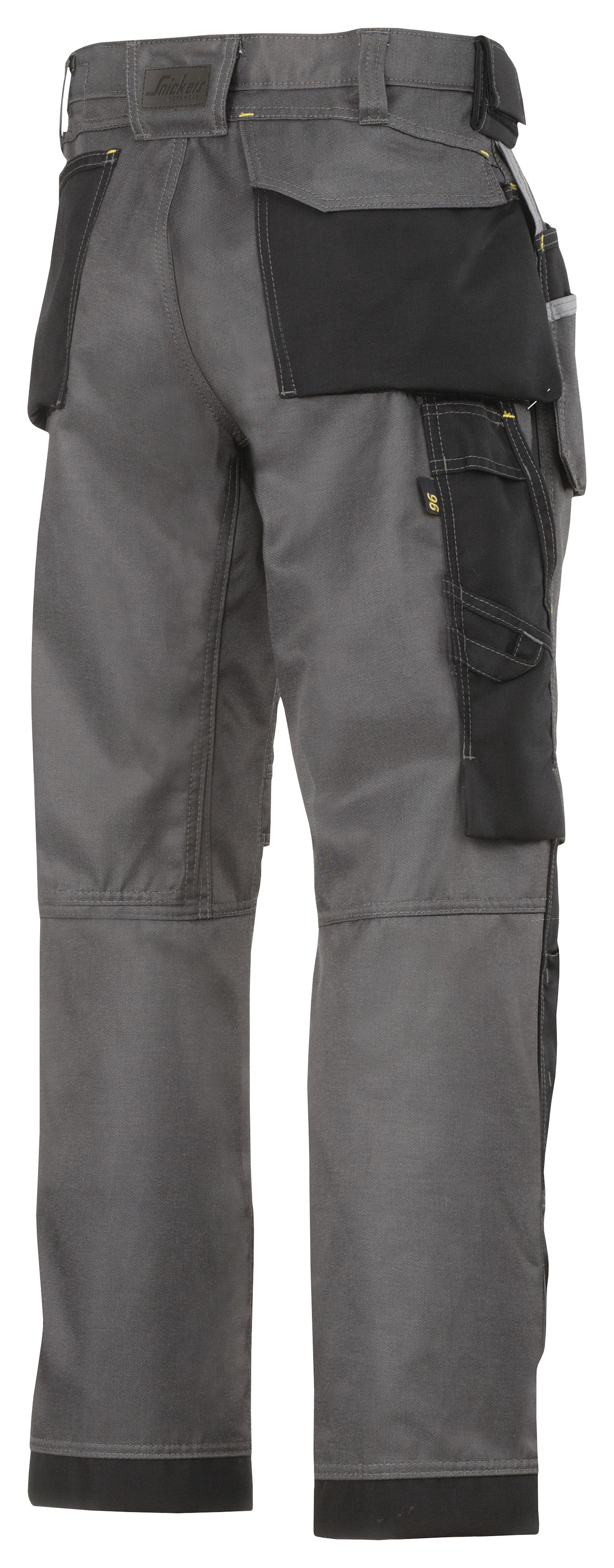 Työhousut Snickers 3212-7404 DuraTwill riipputaskut harmaa/musta