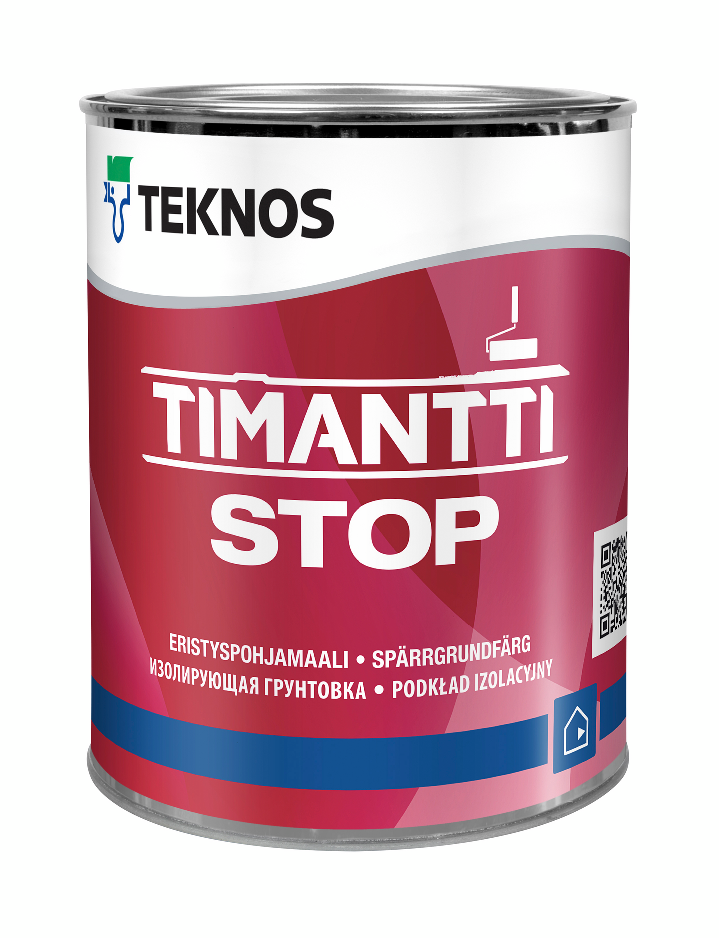 Timantti Stop eristyspohjamaali 0,9l valkoinen