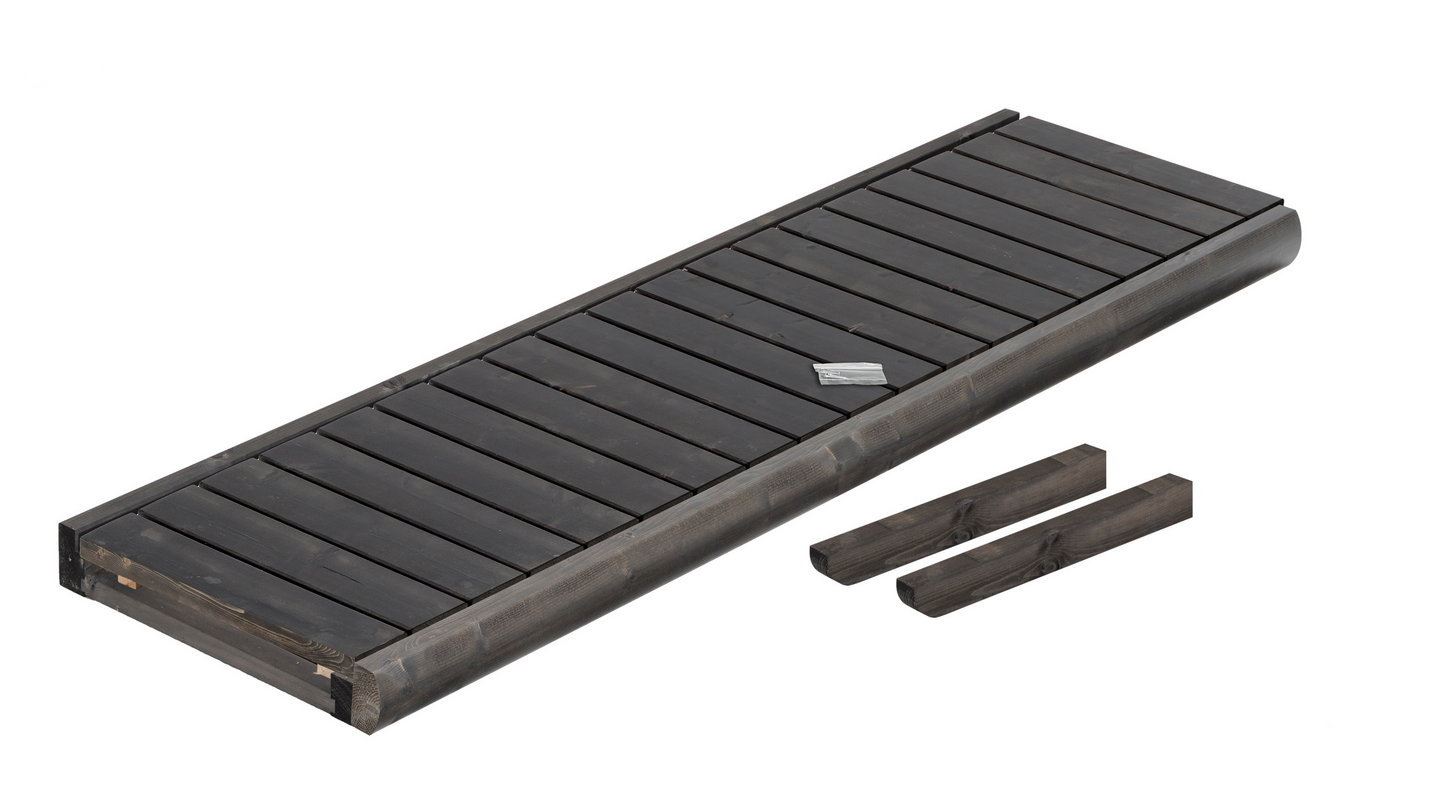 Laude-elementti Cello 465x1910 musta