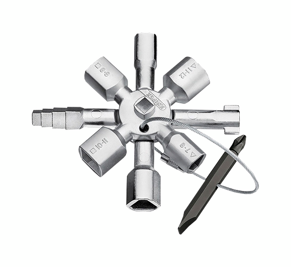 Sähkökaappiavain Knipex 15-osainen 001101