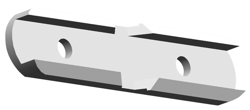 Piilokiinnike MDF-listoille 855-00 30kpl