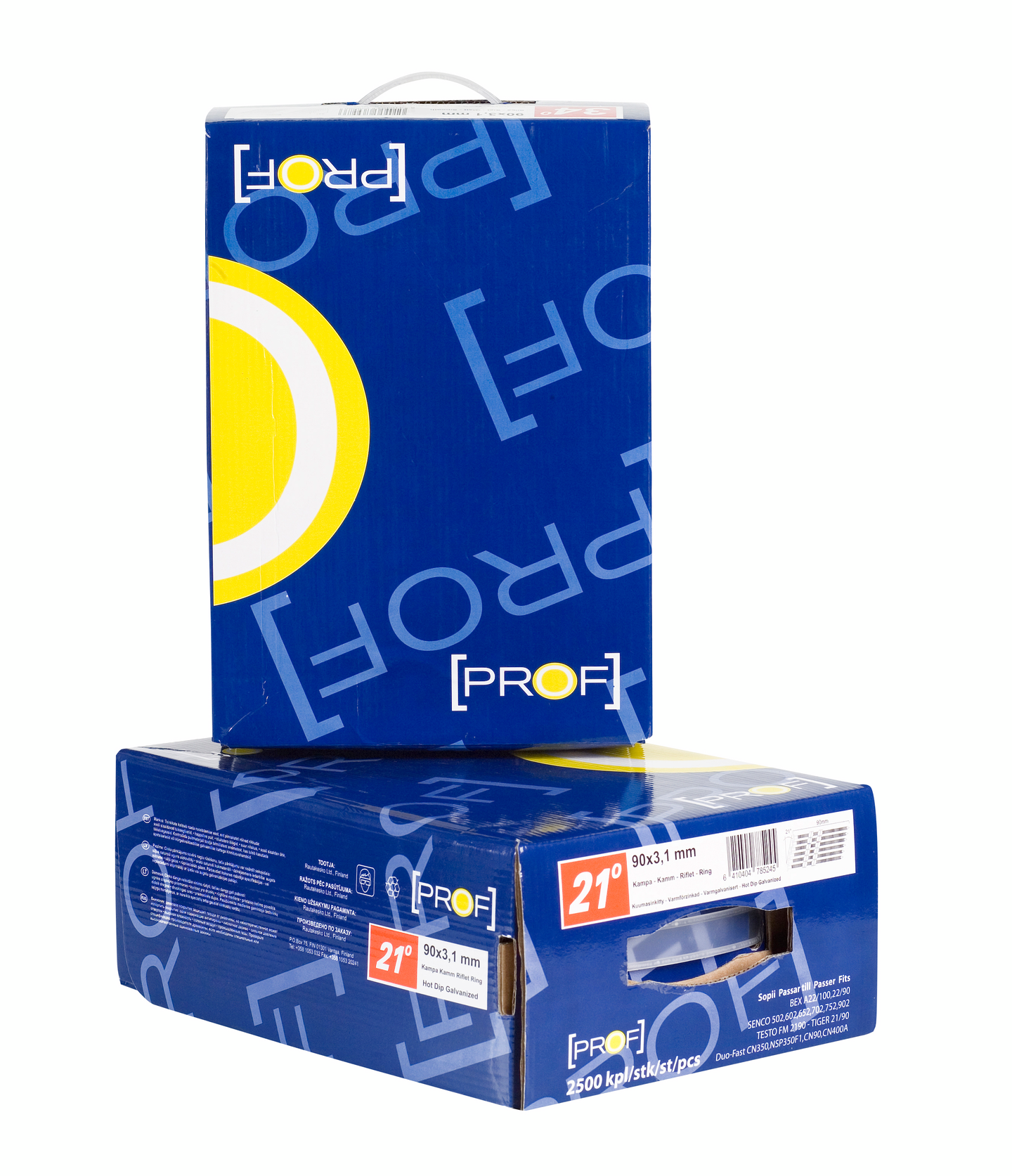 Konenaula PROF 21° 65x2,8mm kirkas 2500kpl